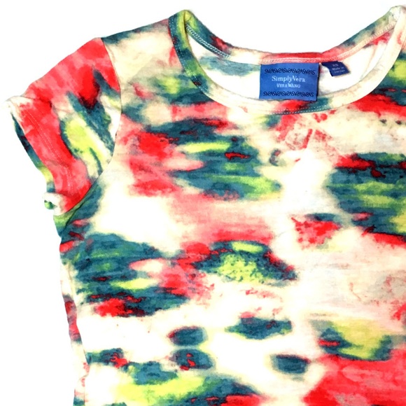 Simply Vera Vera Wang Tops - *3/$25* Vera Wang Tie Dye Watercolor Print Tee